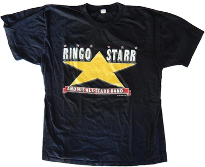 RARE 1989 RINGO STARR JAPAN TOUR TEE SHIRT sz L JOE WALSH BILLY PRESTON BEATLES - Image 1 of 4
