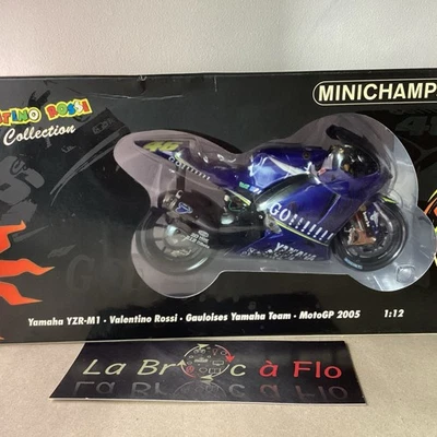 Minichamps 1/12 Collection Moto , Yamaha YZR-M1 Rossi , Gauloises Yamaha 2005 - Photo 1/4