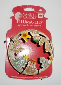 Yankee Candle Illuma-Tapa Tarro Vela Accesorio Pan de Jengibre Hombre Reno Árbol Nuevo - Imagen 1 de 3
