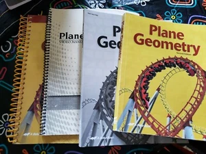 ABEKA A BEKA Plane Geometry Student Teacher Keys Grade 11 Set - Foto 1 di 5