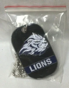 PeachTree Ridge Lions High School Bling Dog Tags Stainless Steel New! Sealed! - Picture 1 of 4