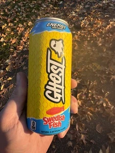 RARE GHOST ENERGY COLLECTOR CAN SWEDISH FISH SOLD OUT USA ONLY* - Picture 1 of 1