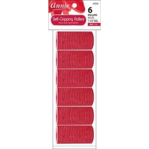 Annie Self-Gripping Rollers 1 1/4In 6Ct Red ANN1313 - Picture 1 of 1