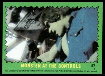 The Incredible Hulk 1979 TV Show Topps Card #57 (NM) - Image 1 of 2