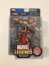 2003 ToyBiz Marvel Legends Daredevil 176 32pg Comic Book Series 4 Elektra MOC 