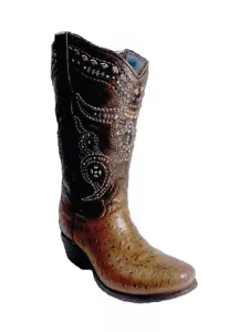 Western Decrotive Table or desk Cowboy Boot Old West Table Sculpture 10" tall - Picture 1 of 1