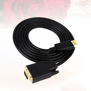 to Vga Cable Monitor Cables Display Port Adapter for Computer Projector - Photo 1/12