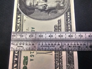 series 1996 20 dollar bill "Error" Uncirculated - Picture 1 of 7