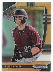 2020 PRIZM NEON ORANGE KALE EMSHOFF #PDP-164 24/50 (B)