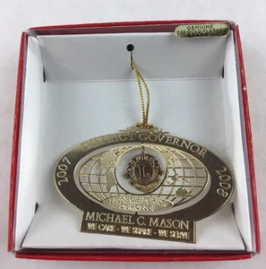 Nations Treasures Michael Mason Governor Florida Brass Metal Souvenir Ornament - Picture 1 of 1
