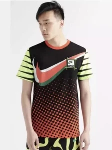 Nike Men’s NSW Gel Retro Future Tee Black Sz Medium CJ6995-010 - Picture 1 of 4