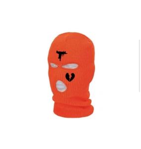 3 Hole Full Face Mask Winter Ski Cap Balaclava Beanie uzi broken heart men women - Picture 1 of 31