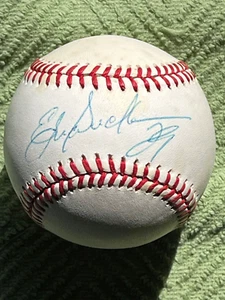 Eric Dickerson autografato singolo firmato SS bellissimo bianco di neve con bianco PSA COA - Foto 1 di 2