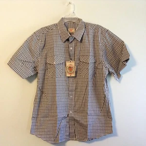 American Heritage Men's Plaid Short Sleeve Shirt Size  XL - Picture 1 of 4