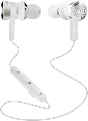 Monster Clarity HD High Performance Wireless In-Ear Headphones ControlTalk - Wht