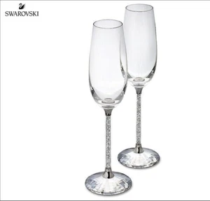 Swarovski Crystalline Toasting Flutes MIB #255678 - Picture 1 of 1