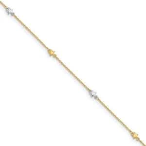 14k 14kt Two-tone P - Picture 1 of 3