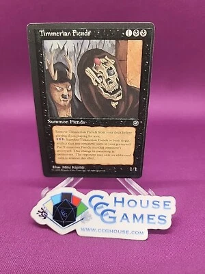 Timmerian Fiends Homelands Misprint Miscut Grey Border MTG Magic Rare *CCGHouse* - Image 1 of 4