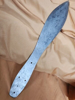 Cuchillo de lanzamiento vintage Fred Mac Overland Solingen Alemania - COMO ESTÁ sin mango Foto 1 de 4