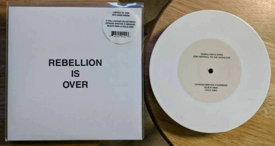 Genesis Breyer P-Orridge, Black Rain, Cold Cave ‎– Rebellion Is Over *VINYL* Foto 1 de 4