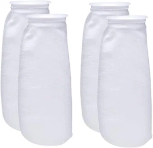 Aquarium Filter Socks 4 Inch by 14 Inch Long, 200 Micron - 4 Inch Ring Aquarium - Picture 1 of 12