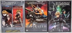 Anime DVD Lot - Armitage III Poly-Matrix & Dual-Matrix, Appleseed, Ex Machina - Imagen 1 de 11