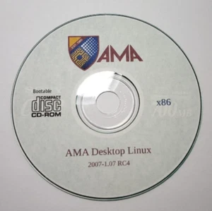 AMA Desktop Linux 2007-1.07 RC4 i386 32-bit - Picture 1 of 6