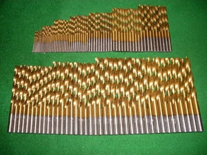 HSS-G TITAN Spiralbohrer Set DIN 338/RN Satz 110-tlg 1,0-6,0x0,5 mm Metallbohrer - Picture 1 of 3