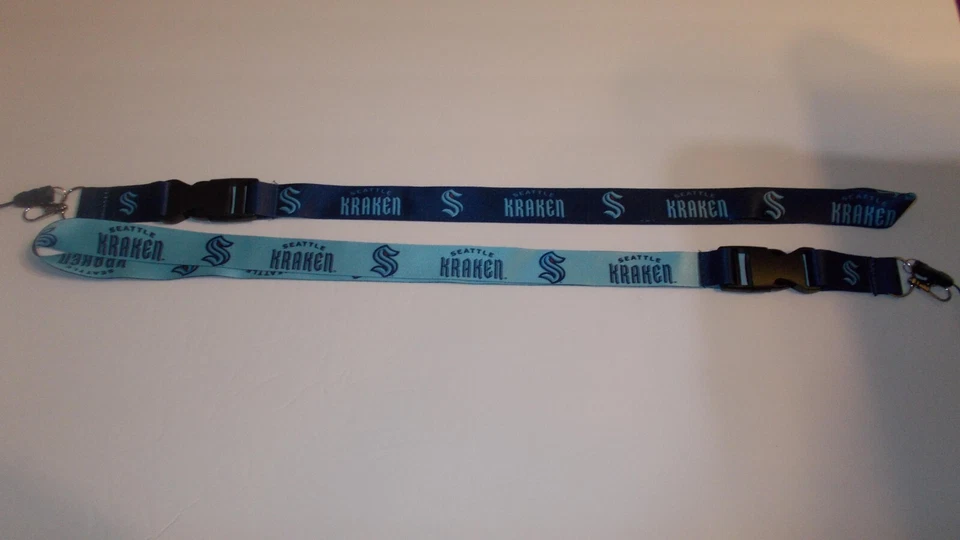 Dos cordones Seattle Kraken NHL impresos en ambos lados 25" envío gratuito Foto 1 de 1