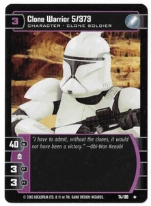 2002 Star Wars TCG Clone Warrior 5/373 CCG Attack Of The Clones Uncommon #74/180 - Picture 1 of 8