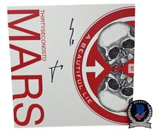 Thirty Seconds To Mars Signed A Beautiful Lie Vinyl LP Jared Leto Beckett COA