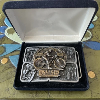 AMA DODGE CITY 300 1989 BOOT HILL CINTURÓN HEBILLA Y PASADOR - MOTOCICLETA - NUEVO Foto 1 de 4