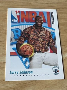 Larry Johnson 1992 Skybox #513 NBA DRAFT RC Charlotte Hornets-BALONCESTO  - Imagen 1 de 2