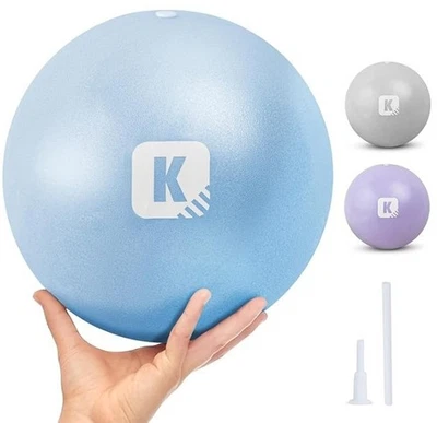 KAYMAN Kleiner Pilates Ball 25 cm Yoga Heimtraining Mini Gym Fitness Core Kraft NEU