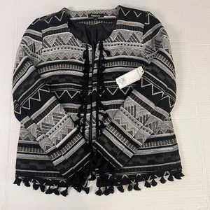 Relativity Tapestry Jacket / Open Blazer Women’s Size Small Southwest Geometric - Picture 1 of 18