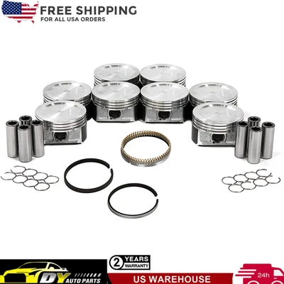 5.4L SOHC 16V Non Power-Impoved Pistons Rings fit 99-08 Ford E-150 E-250 E-350 - Image 1 of 4