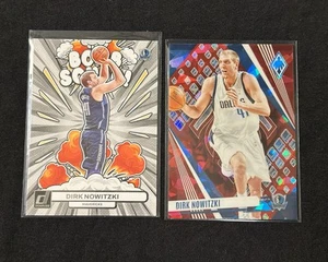 Dirk Nowitzki 2 Basketball Card Lot - Donruss, Phoenix -Bomb Squad, Red Ice - Picture 1 of 2