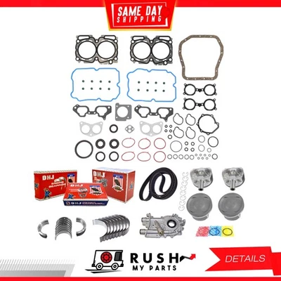Главный комплект для восстановления двигателя 04–06 годов для Subaru Baja 2,5 л H4 DOHC 16 В DNJ EK720AM - Изображение 1 из 4