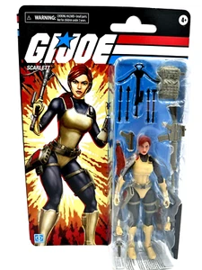 G.I. JOE Classified Series Scarlett 6" Retro Cardback - Picture 1 of 2