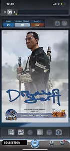 Star Wars Card Trader Rogue One Purple Signature - Picture 1 of 1