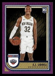 2022 Hoops Purple #266 E.J. Liddell New Orleans Pelicans  Basketball card
