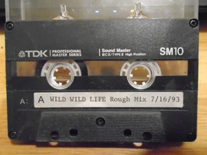 RARE PROMO Wailing Souls DEMO CASSETTE TAPE reggae Wild Life TALKING HEADS rough - Picture 1 of 1