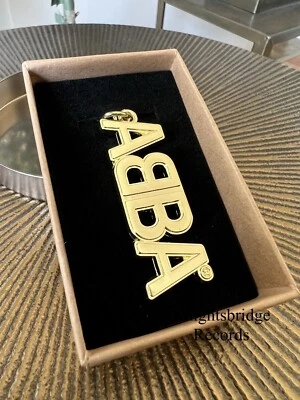 ABBA Official Limited Edition Gold Heavyweight Keyring Voyage - Image 1 of 4