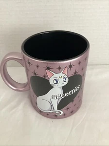 Sailor Moon 2-seitige Tasse Luna Artemis Top Zustand! - Bild 1 von 4