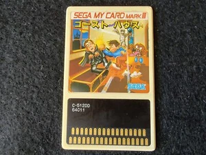 GHOST HOUSE Sega  Mark 3,SG/SC series Game My Card only, working-f0822- - Picture 1 of 8