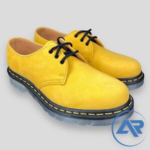 Dr Martens 1461 Iced II Buttersoft Yellow Leather Oxford Shoes Women’s Size 8
