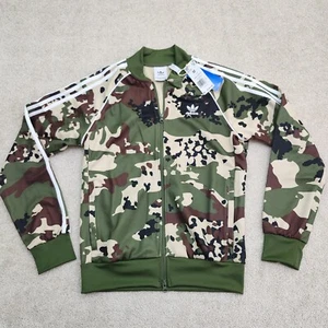 Adidas Hombres Mediano Originales Superstar Track Top Chaqueta Camuflada IS0253 - Imagen 1 de 12