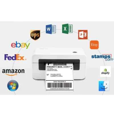 Label Printer, Bluetooth Thermal Printer, 4x6 Shipping Label Printer, - Image 1 of 4