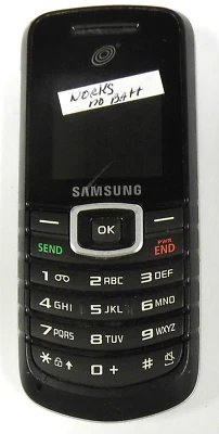 Samsung SGH-T105G - Black and Silver ( Tracfone ) Cellular Candybar Phone WORKS - Image 1 of 2