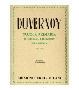 DUVERNOY SCUOLA PRIMARIA DEL PIANOFORTE OP. 176 25 STUDI FACILI E PROGRESSIVI - Foto 1 di 1